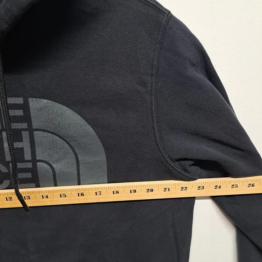 The North Face Men's M Hoodie Pullover Sweatshirt Gray Logo Casual‎